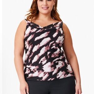 Nic + Zoe Spring Shadow Tank Size 3X